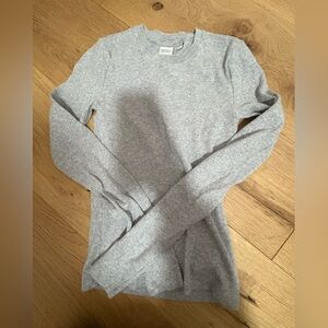 Aritzia Light Gray Homestretch Top